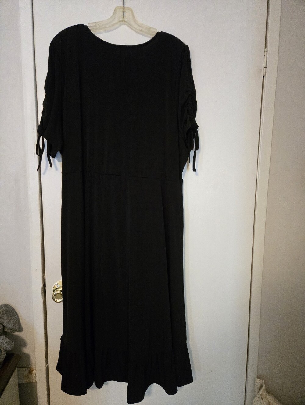 Classic Black Midi Dress - Women